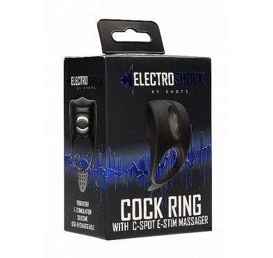 Cock Ring - C-spot Massager - Black